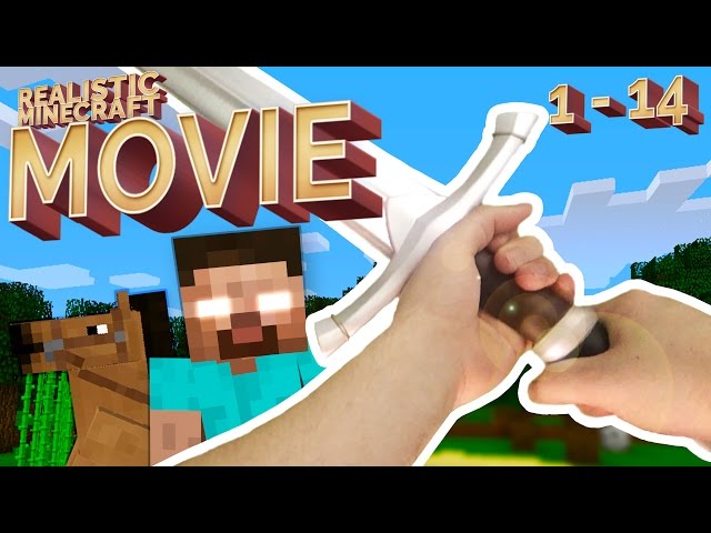 Realistic Minecraft - THE MOVIE (Episode 1 - 14) class=