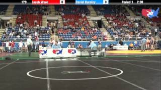 Fargo 2012 170 Round 1: Jacob Wood (New York) vs. Daniel Burnley (Illinois)