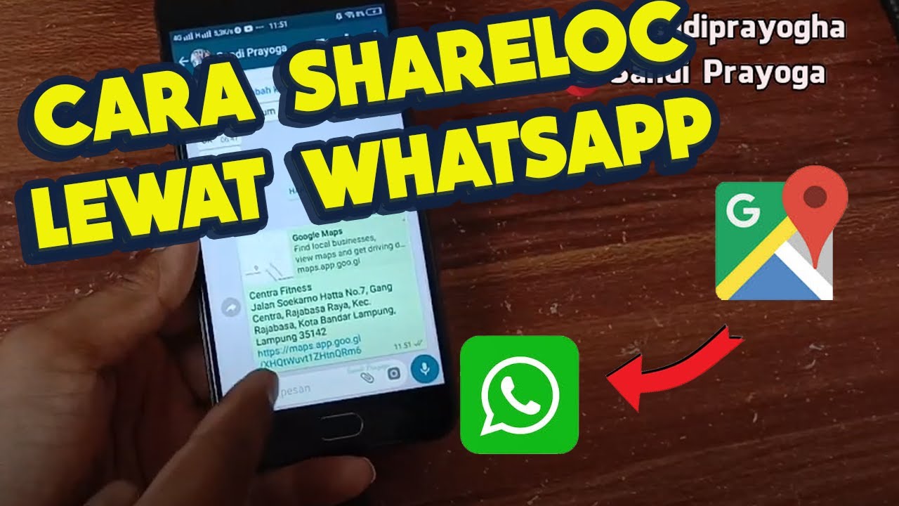 Cara Share Lokasi Google Maps Lewat Whatsapp