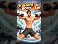 V Shape Body Workout 🔥 | How to Get Broad Shoulders #shorts #gym #vshape
