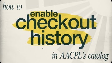 How to Enable Checkout History in AACPL