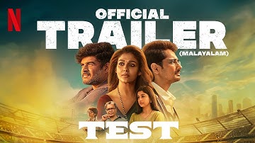 TEST | Madhavan, Nayanthara, Siddharth, Meera Jasmine | Malayalam Trailer | Netflix