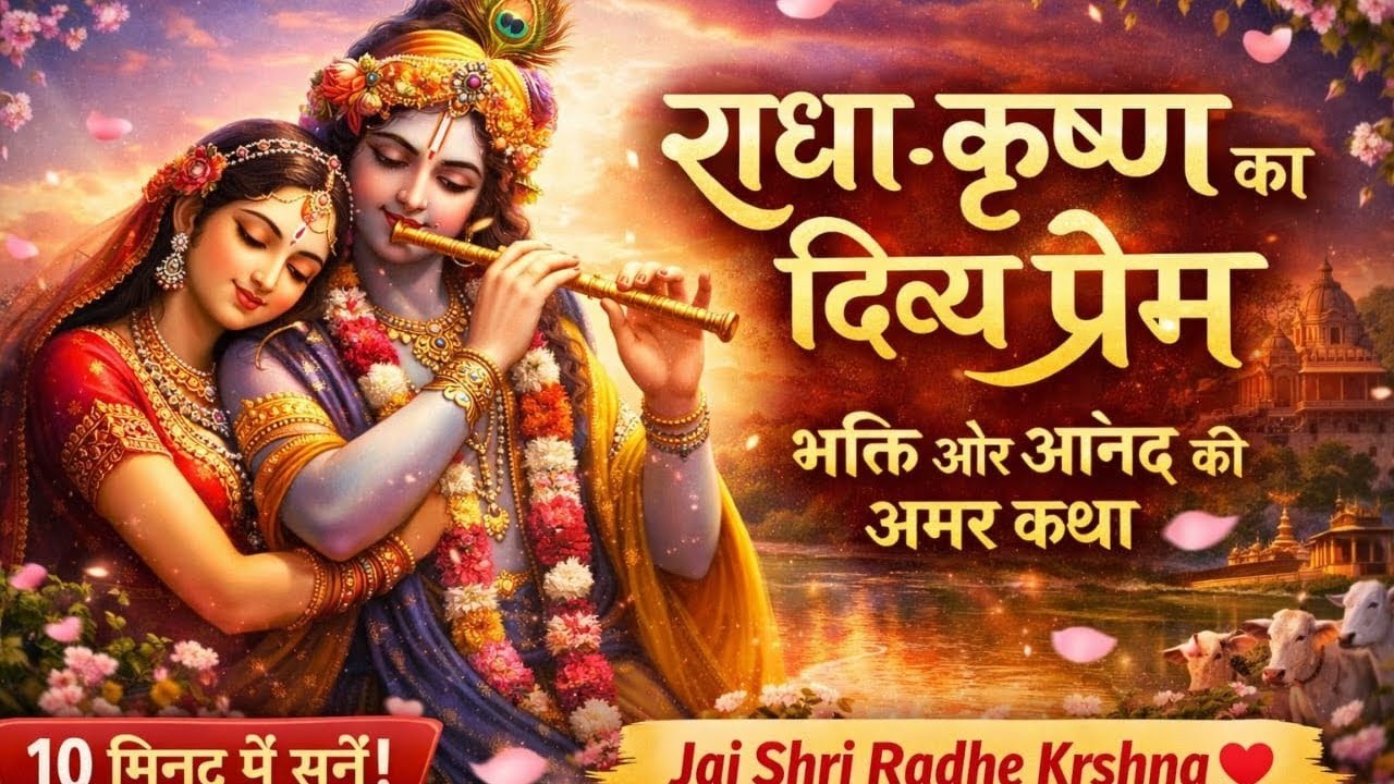Radha Krishna Bhakti Katha | राधा–कृष्ण का अलौकिक प्रेम 