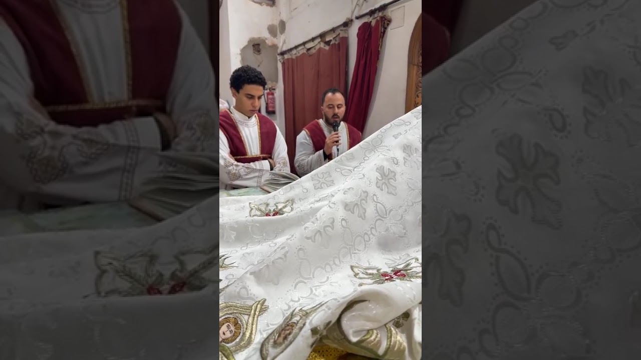 صلاة الصلح لجناب الاب اورع القس ايلاريون وديع راعي كنيسة مارجرجس امبابة 