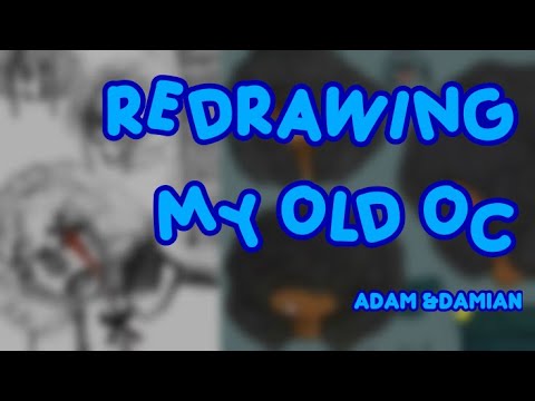 Redrawing old oc - YouTube