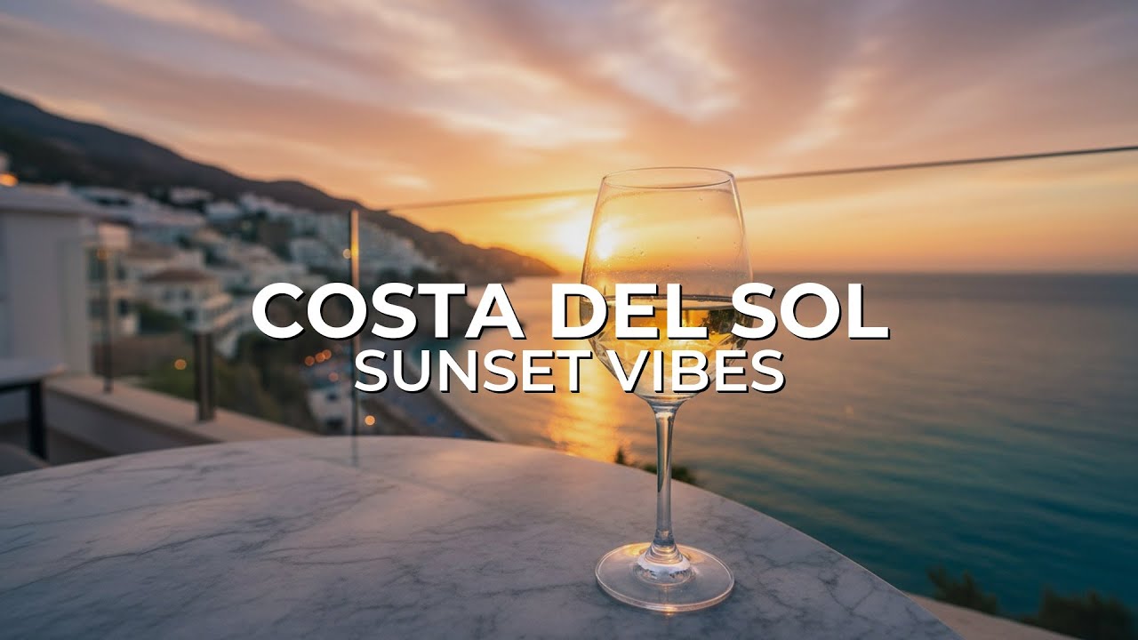 Costa del Sol Ambience 🌊 | 1 Hour Background Music for Work 🇪🇸