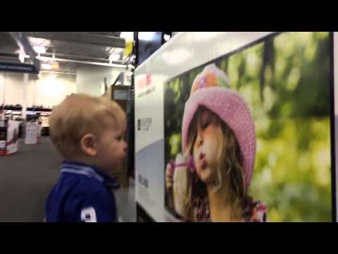 Kid lands the cutest first kiss ever