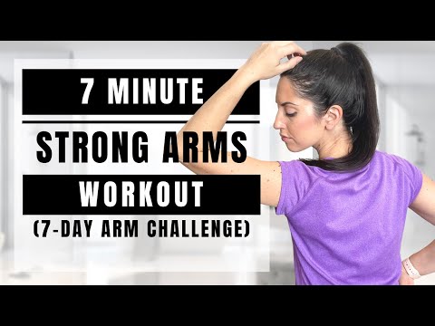 7-Day Strong Arms Workout Challenge - 7 Minute Arm Workout - Live Core  Strong