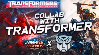 MOBILE LEGEND'S × TRANSFORMERS / ml collab with transformers screenshot 2