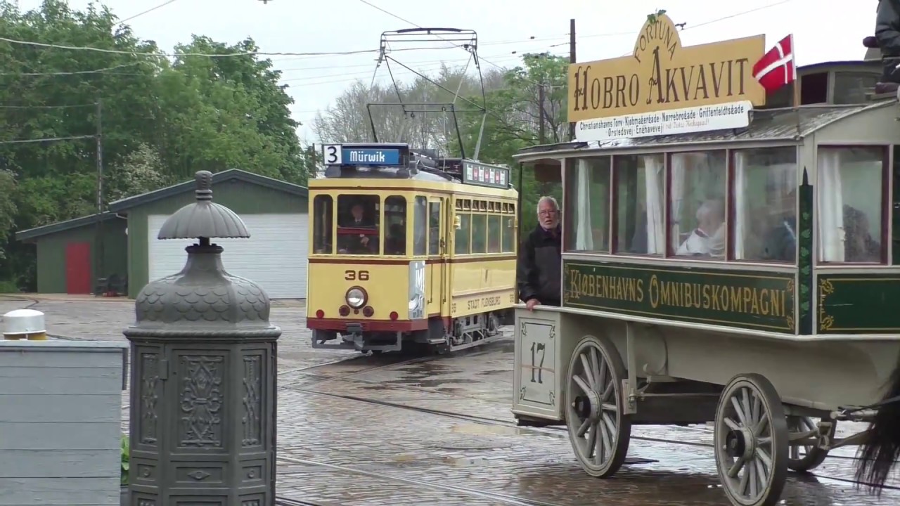 Straßenbahnmuseum Skjoldenæsholm Pfingsten 2017