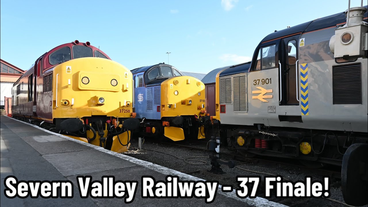 Best Gala Ever? - Severn Valley Railway Class 37 Gala 2025 – All 10 Class 37s on the Final Day!