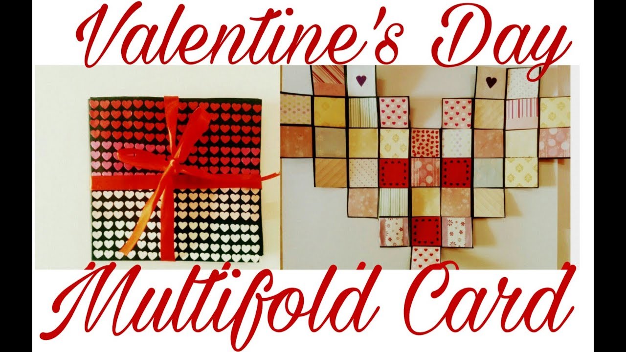 DIY - Heart Shaped Multifold Card Tutorial | Valentine's Day Card valentines day card ideas