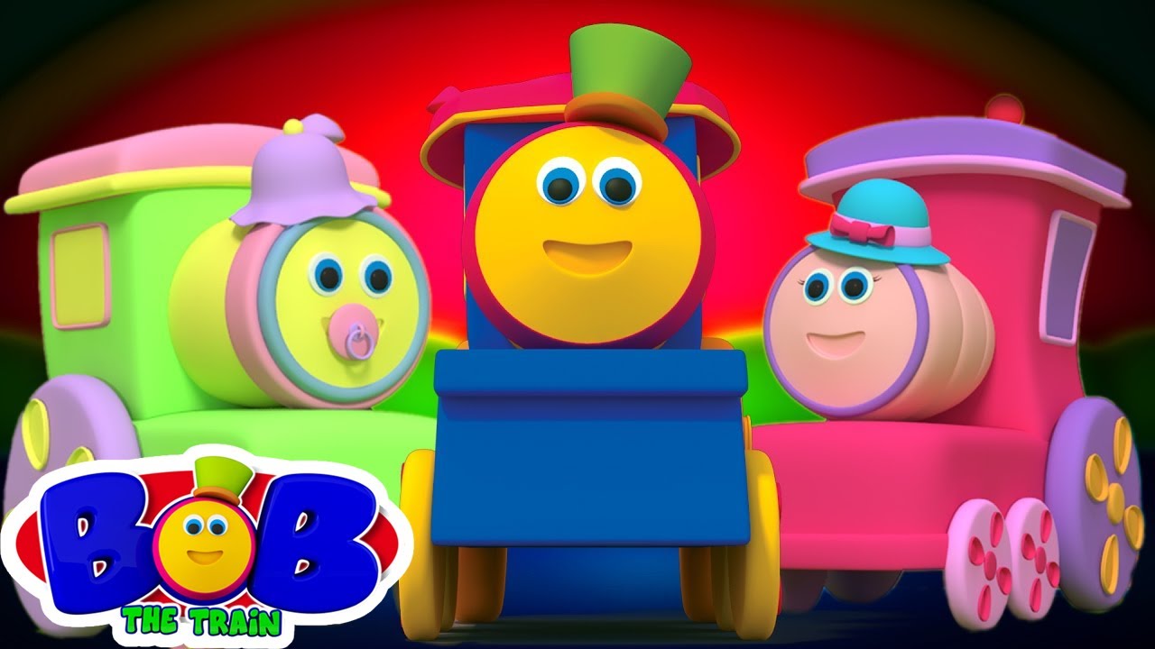 Боб Поезд Finger Семья | 3D детские стишки | семья палец песня | Bob ...