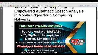 Task Offloading for Deep Learning Empowered Automatic Speech Analysis in Mobile Edge Cloud Computing