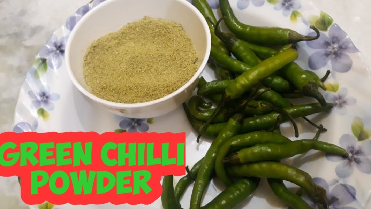 HARI MIRCH POWDER | HOME MADE GREEN CHILI POWDER | SUN DRIED GREEN CHILI POWDER | BEST QUALITY