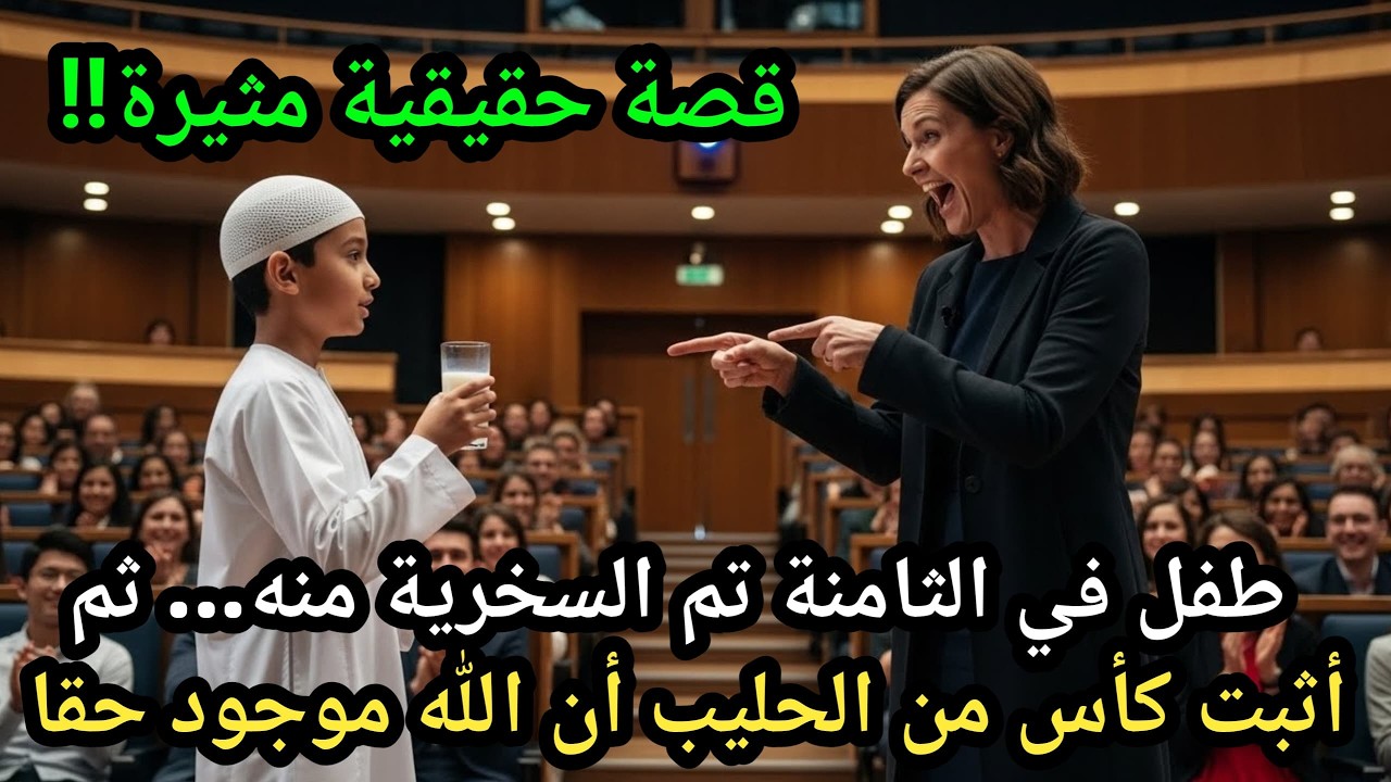 قصة طفل هزم ملحدا بسؤال بسيط امام الجميع
