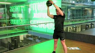 How To Do Medicine Ball Circle Squats | Exercise Demo