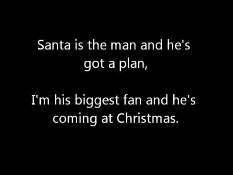 Santa Is The Man Lyric Video