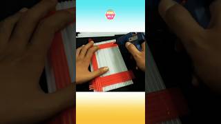 Cara Mudah Membuat Bingkai Foto dari Sedotan #KerajinanTangan #BingkaiFoto #Diy