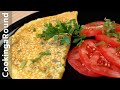Skinny Parsley Omelet - Under 300 Calories