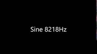 Sine 8218Hz Audio Only