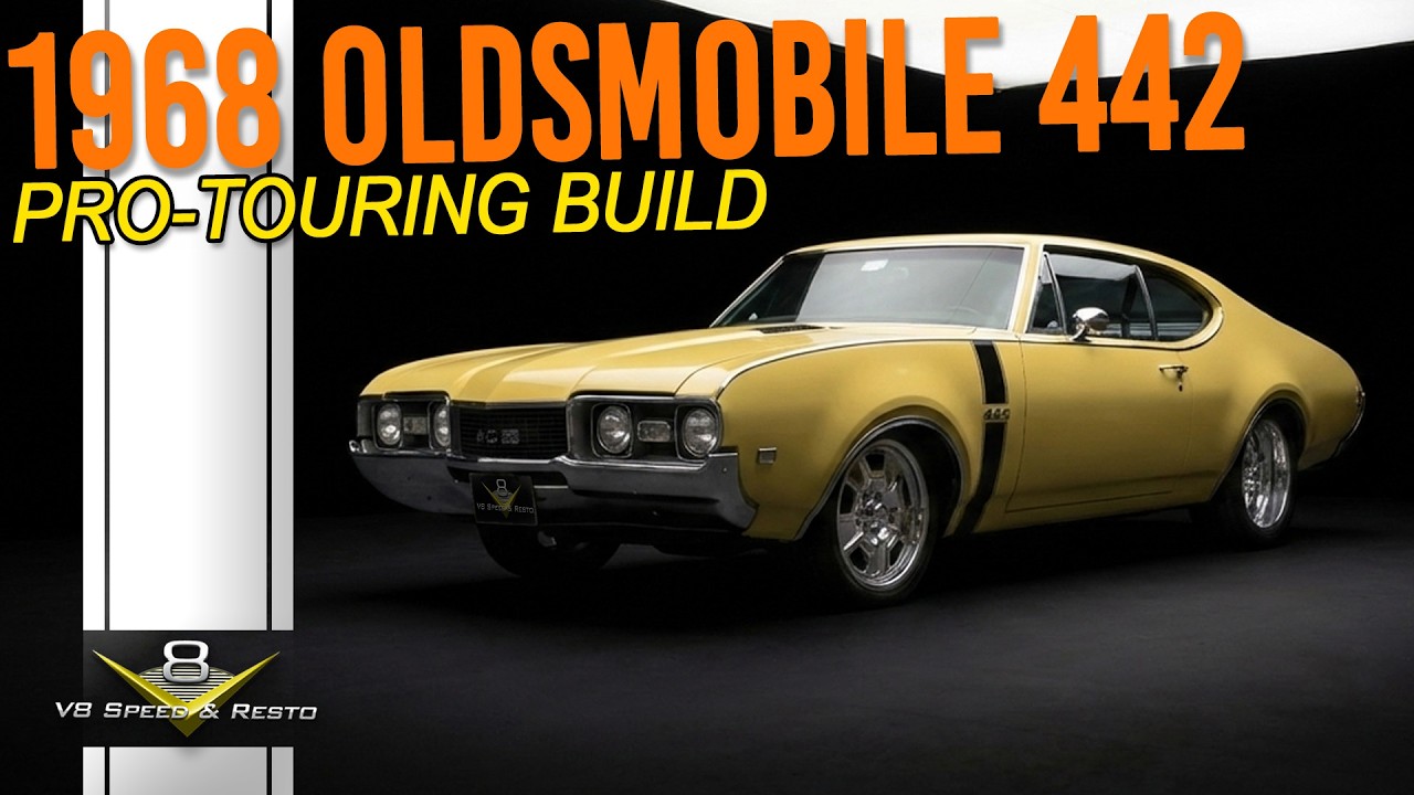 🏁1968 Oldsmobile 442 Build:  Modern Technology in a Classic Car Design | V8 Speed and Resto Shop