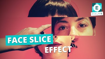 Create A Face Slice Effect in Pixlr E