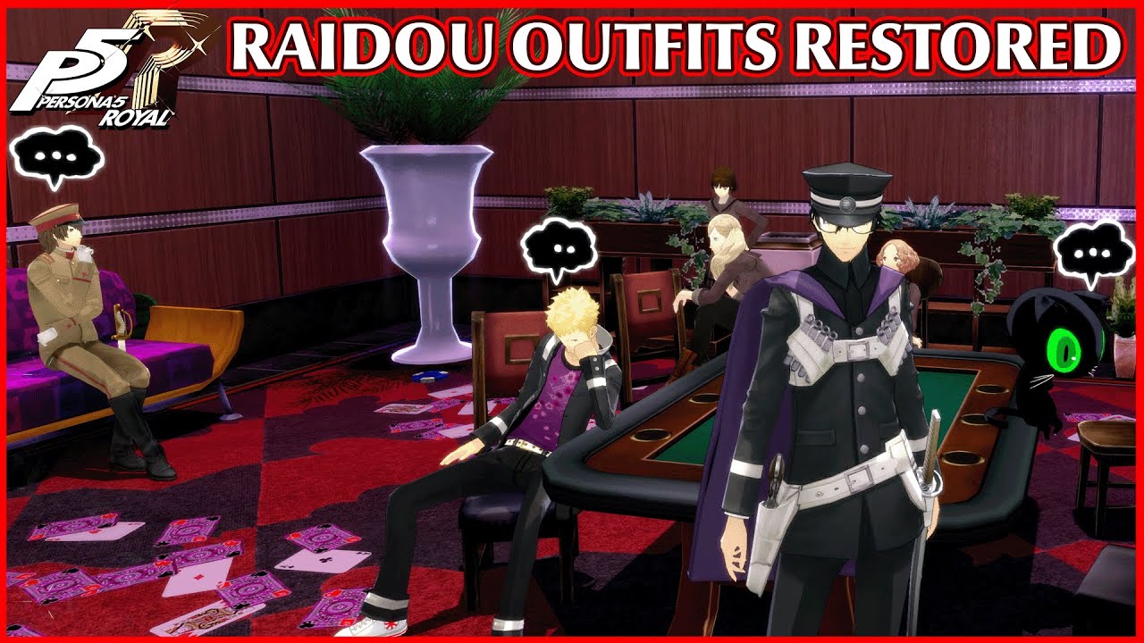 Persona 5 Royal PC - Raidou outfits restored mod 