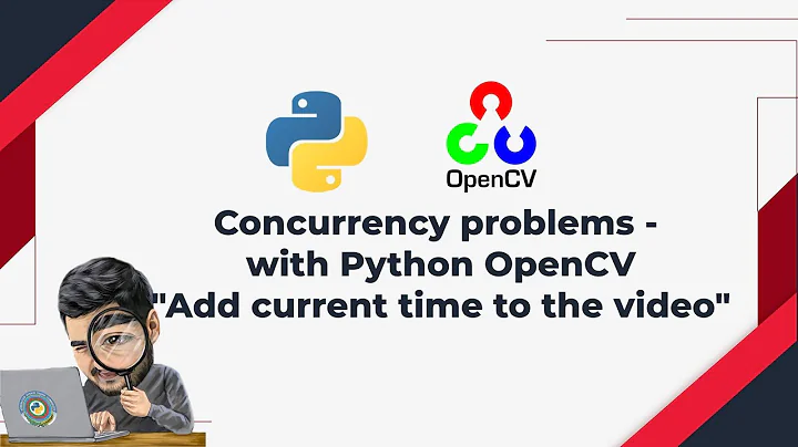 3. Concurreny problems with Python OpenCV - Adding current timestamp to the video frame.