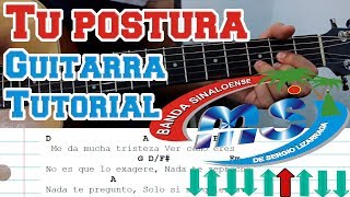 Tu postura - Banda MS - Guitarra Tutorial - Como tocar