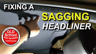 How to replace your headliner the correct professional way