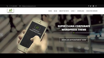 A1 WordPress Theme By Faster Themes Tutorial  2