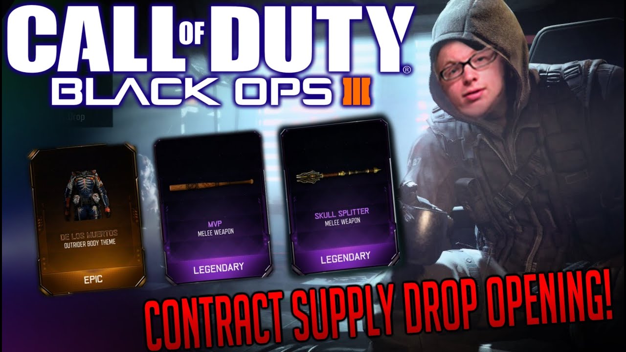 Black Ops 3: Rare Supply Drops & Weapon Bribe OPENING! [Contract Challenge]