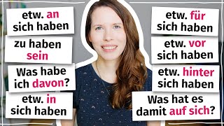 10 wichtige Ausdrücke mit „haben“ (Deutsch B2, C1)