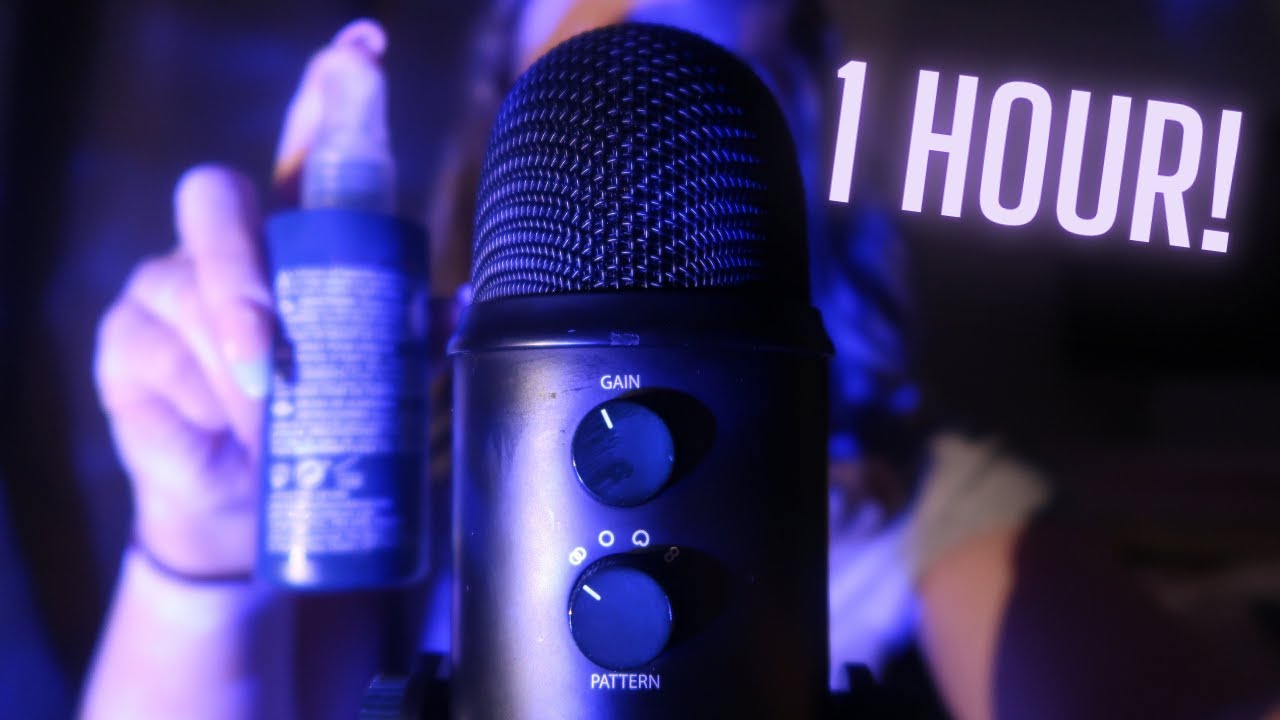ASMR 1 Hour of Spray Bottle Sounds YouTube