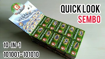 Sembo Block Empires of Steel 10-in-1 101001-101010 | Quick Look
