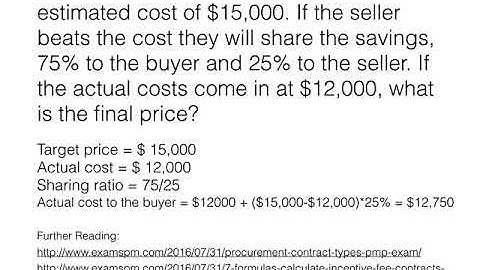 Procurement Management PMP Questions