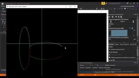 circulo y elipse visual studio c++ con OpenGL