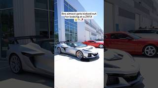 Bro almost gets kicked out for looking at a ZR1X 😭