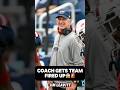 COACH GETS TEAM FIRED UP😱🚨 #collegefootball #fau #explore #viral #reels