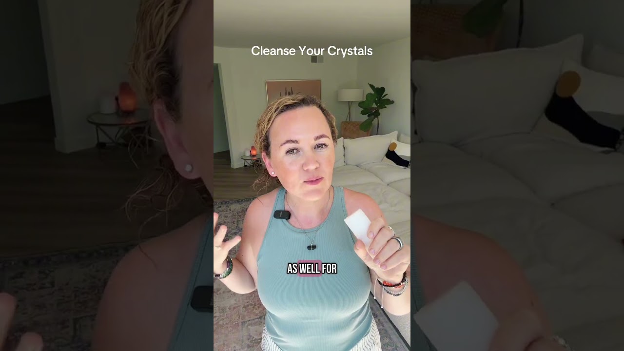 Cleanse and charge your crystal bracelets with selenite