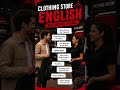 🛍️ Clothing Store English Real Shopping Convers