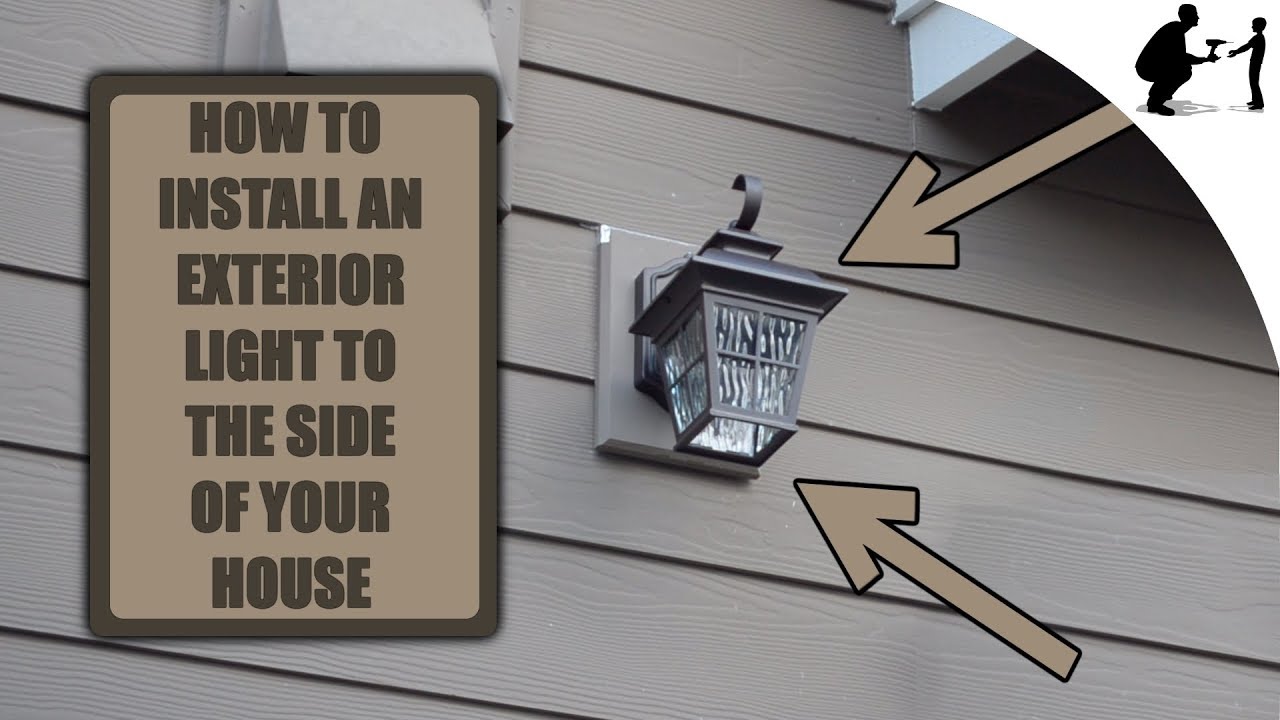 Installing Flood Light On Vinyl Siding
