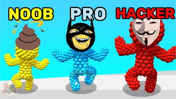 NOOB vs PRO vs HACKER -  Pixel Rush | All Levels Gameplay Walkthrough (iOS,Android)