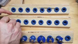 Project video 007  Router bit storage