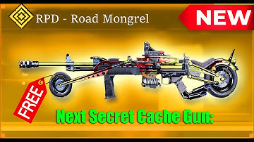 Codm 1st Look Next Secret Cache Gun is Legendary RPD - Road Mongrel Showcase Leaks 2025