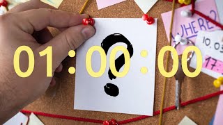 60 MINUTES DETECTIVE TIMER | ESCAPE ROOM TIMER | ESCAPE ROOM MUSIC