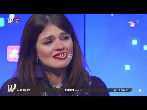 لحظة مؤثرة بكاء الممثلة سجى احمد على والدتها ليالينا مع محمد الافندي