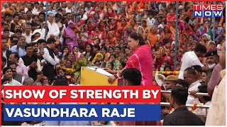 Nearly 25 BJP MLAs Meet Vasundhara Raje In 'Show Of Strength' | Rajasthan Election Update