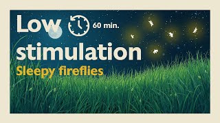 Baby Sleep Music Video with Fireflies at Night | Calm Night Sky for Deep Sleep & Relaxation